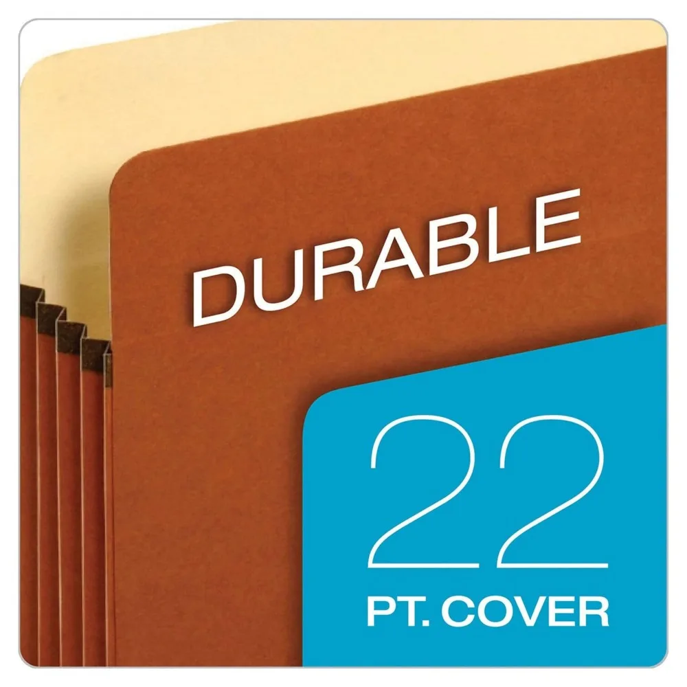 Expanding File Pockets, Letter Size, 5.25