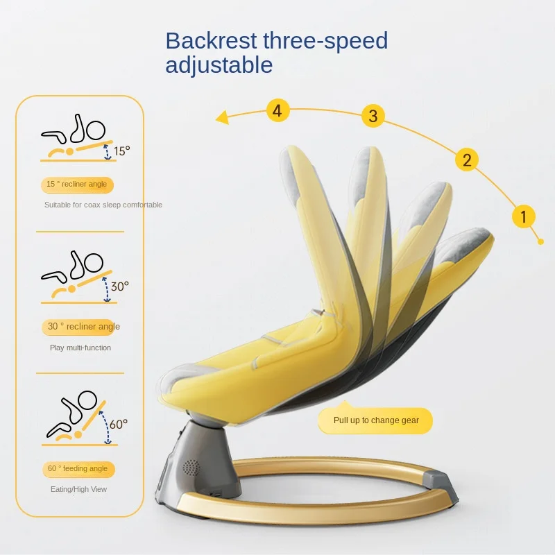 

Baby Rocking Chair for Baby Electric Cradle Rocking Chairs Sleeps Newborn Rocker Baby Cribs To Sleep From 0 - 2 Years