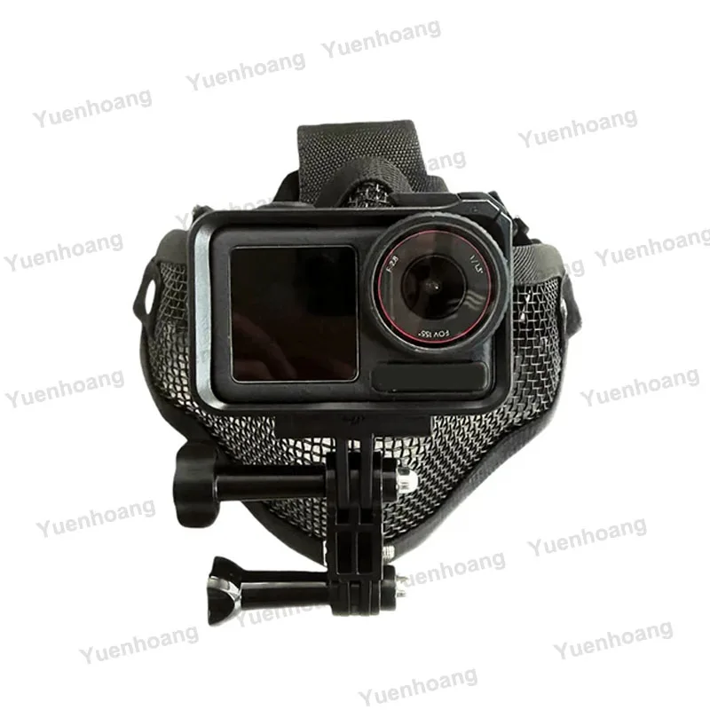 DJI Action 5Pro/6/4/3 마스크 마운트 1세트, 1인칭 뷰 카메라 홀더, 사이클링 브이로그 브래킷, 일상 생활 녹화 도구