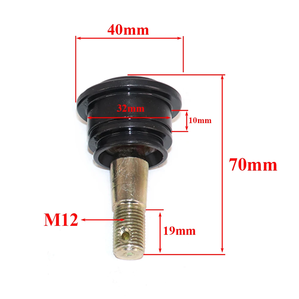 M12 32X10mm سوينغ الذراع تعليق وصلة كروية ل 110cc 125cc 150cc 200cc 250cc ATV UTV الذهاب كارت عربات التي تجرها الدواب جولف دراجة رباعية أجزاء #2