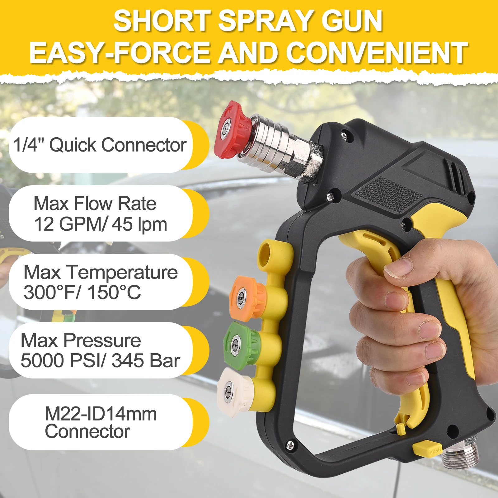 High Pressure Washer Short Spr - огляд і ціна Bear Spray Clip