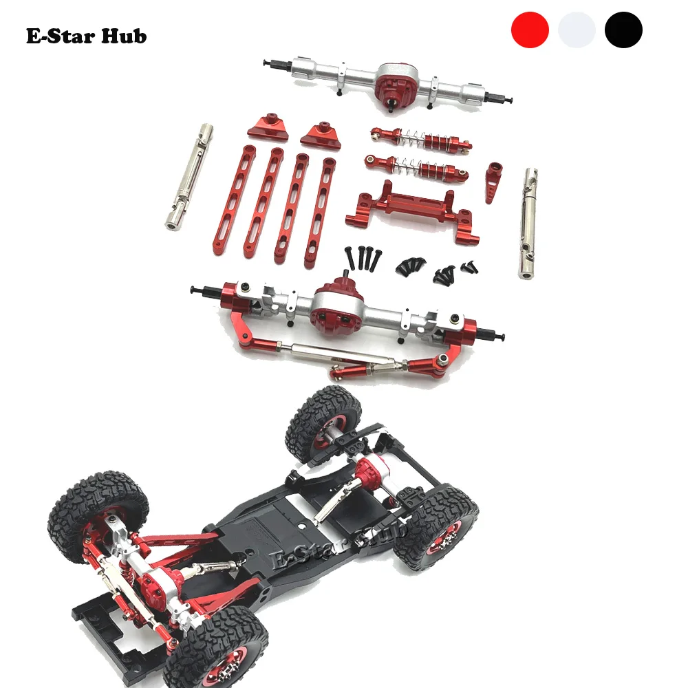 

Front and Rear Assembly Kit for 1/12 MN82 LC79 MN78 Metal Upgrade Parts Kit RC Car OP Accessories