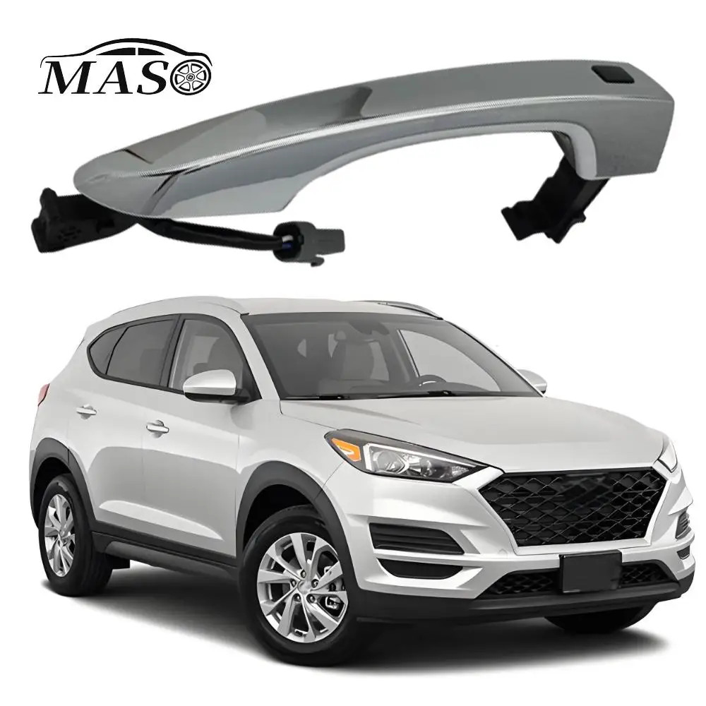 Front Left Right Exterior Door Smart Key Handle for Hyundai Tucson 2016 2017 2018 2019 2020 82651-D3710 82661-D3710