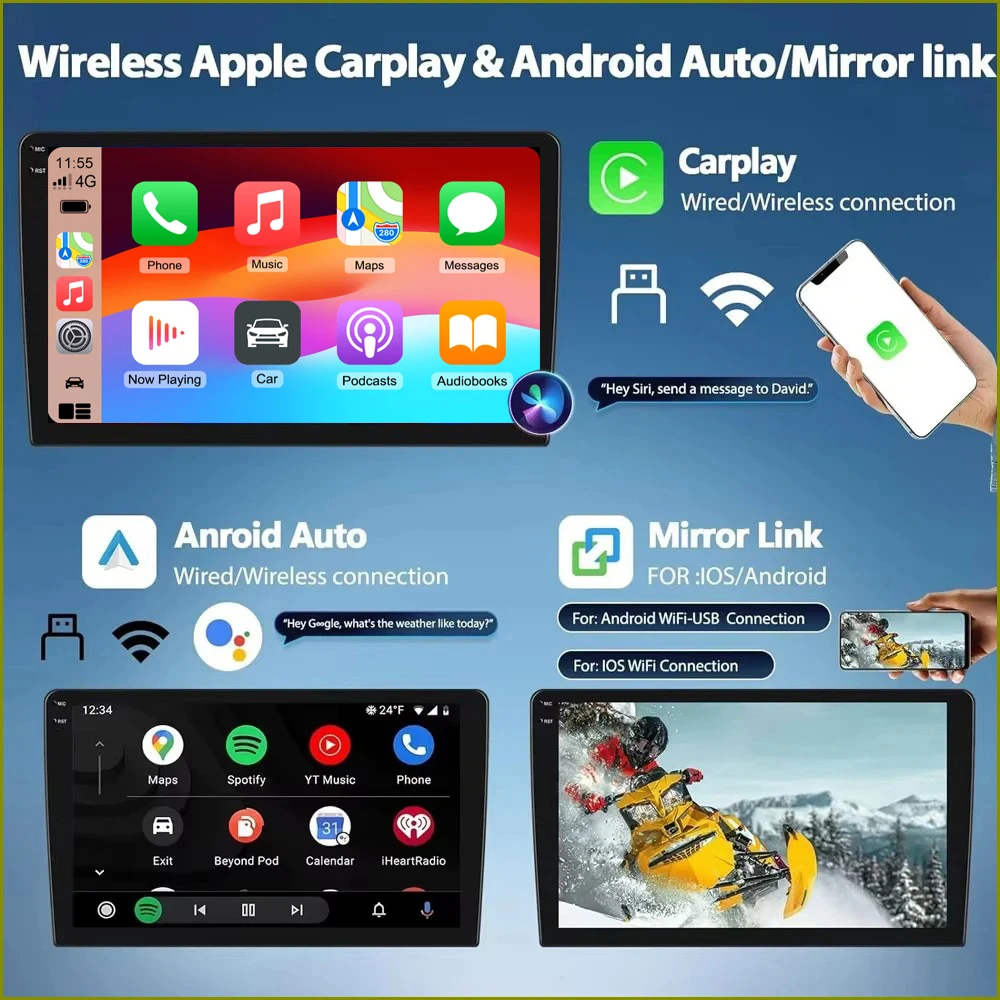 Radio For Chevrolet Cavalier 2016-2019 Wireless Carplay Car Multimedia Player Upgrade Touch Screen Android Auto car play Linux