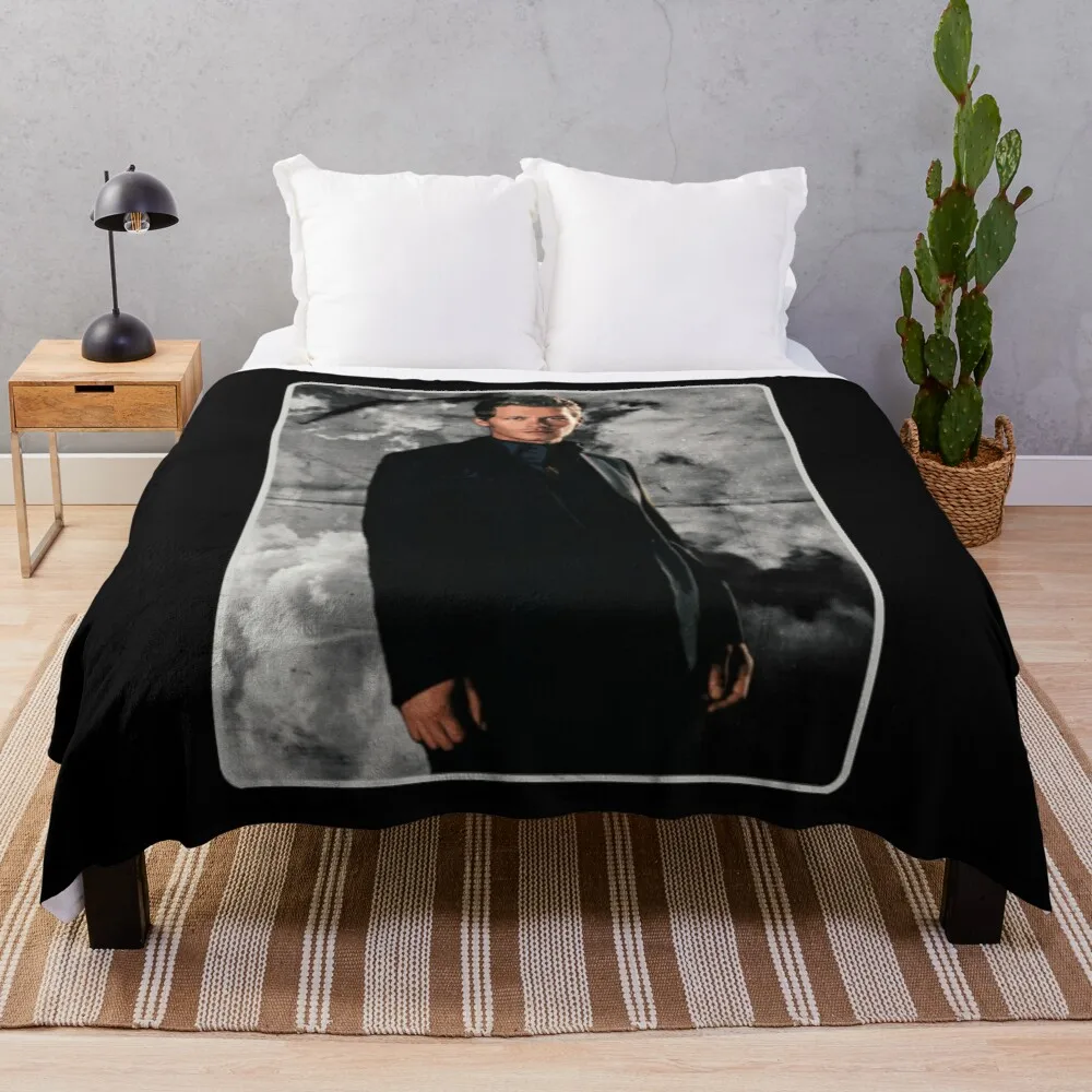 

klaus mikaelson potrait Throw Blanket Single blanket brand blanket comfort recieving blankets