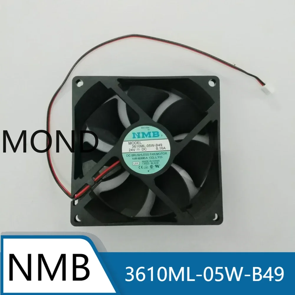 3610ML-05W-B49 3610ML-05W-B59 3610ML-05W-B40 B50 พัดลมเซิร์ฟเวอร์ NMB High Air Flow Axial Power Supply Fanuc อินเวอร์เตอร์พัดลมระบายความร้อน 9 ซม.