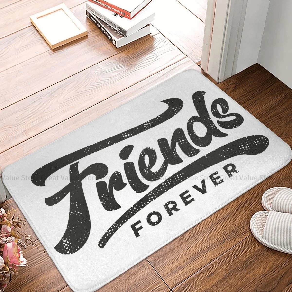 Friends TV Play Non-slip Doormat Bath Mat Good Friends Are Forever Floor Carpet Entrance Door Rug Indoor Decorative