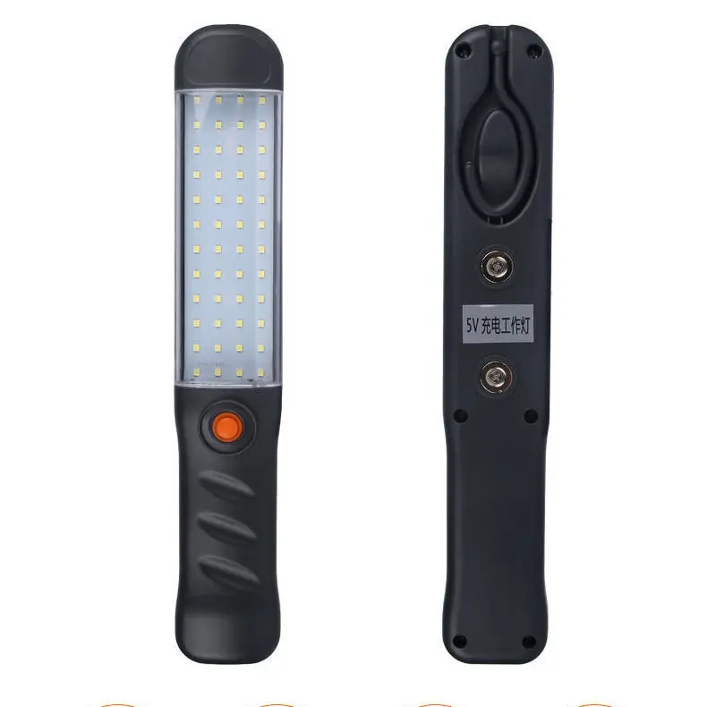 4000mAh Handheld LED Work Light Magnetic Base, Super Bright USB Rechargeable Flood Lamp for Emergency, Auto Repair, Outdoor