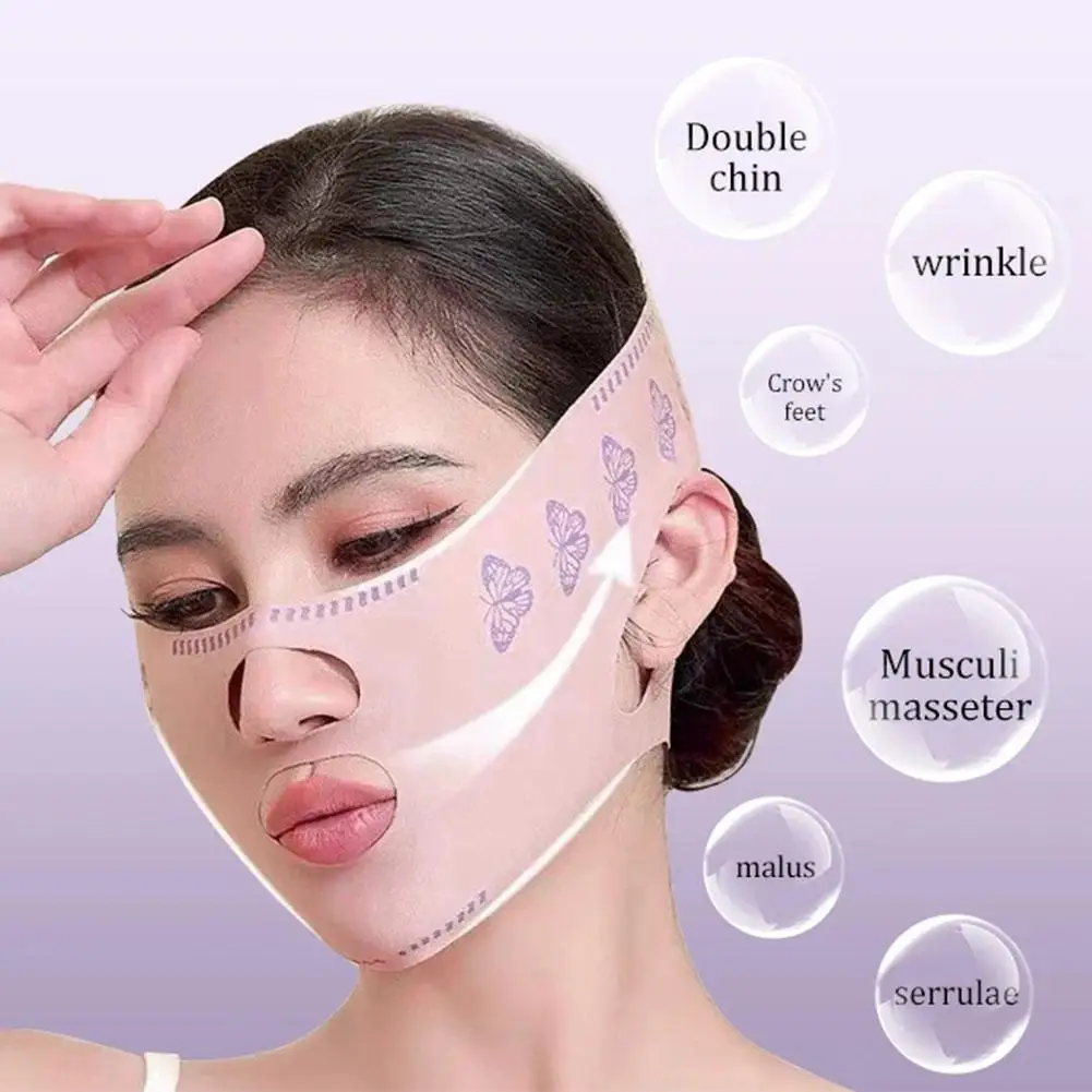 V Shaper Chin Cheek Slimming Bandage - V Line Lifting Mask For Face, Anti-Wrinkle Strap Band, Sleeping Mask For Beauty And Healt