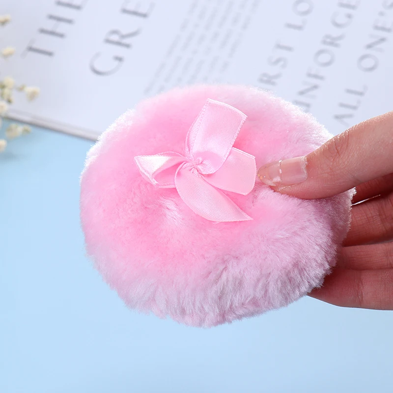 Professional Butterfly Baby Cosmetic Soft Plush Puff Sponge Talcum Makeup Tools