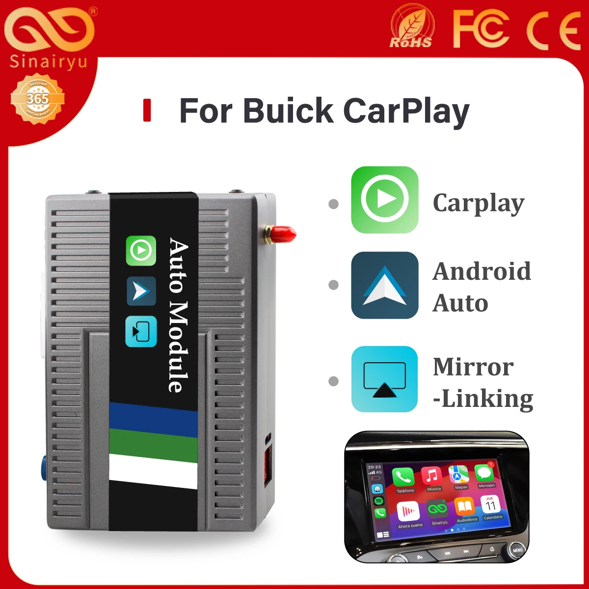 Wireless CarPlay for Buick Regal opel insignia 2013-2017 LaCrosse 8