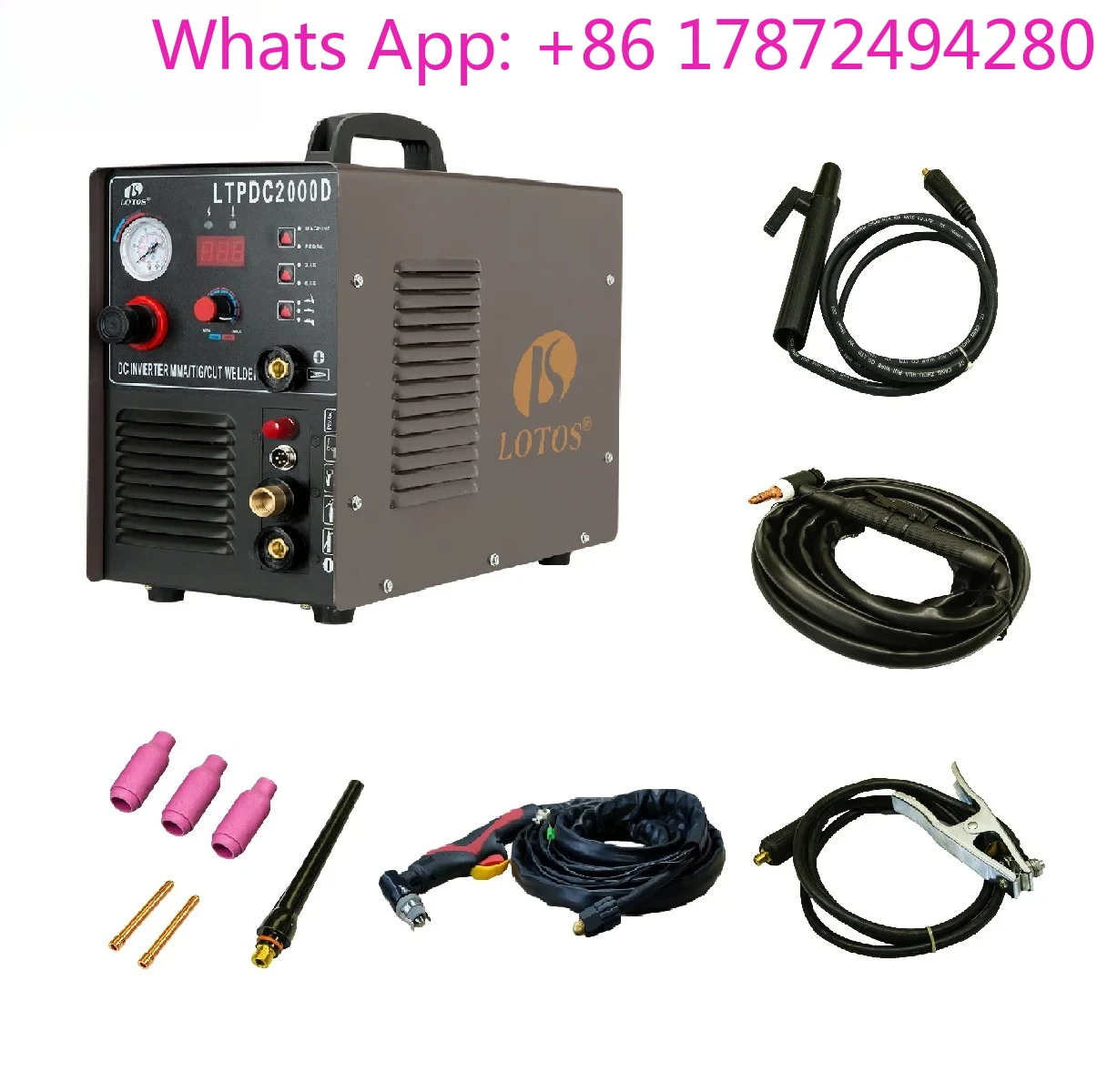 Industrial-Grade Lotos Welding Machine, 3-in-1 Multi-Function (MMA/TIG/Cut) for Metal Working