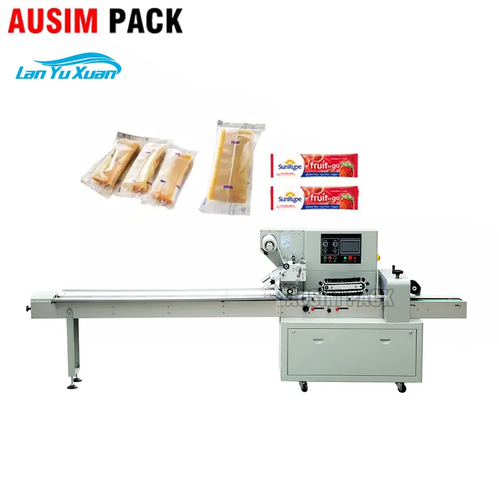 Multi-function Packaging Machines Coretamp Horizontal Pillow Three Sides Seal Bag Croissant Packing Machine