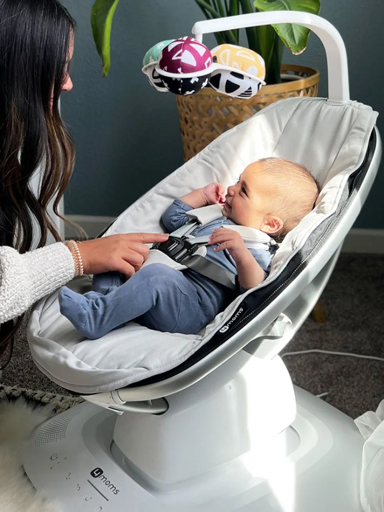 Baby electric rocker reclining chair, cradle baby comfort chair, coaxing baby crying artifact