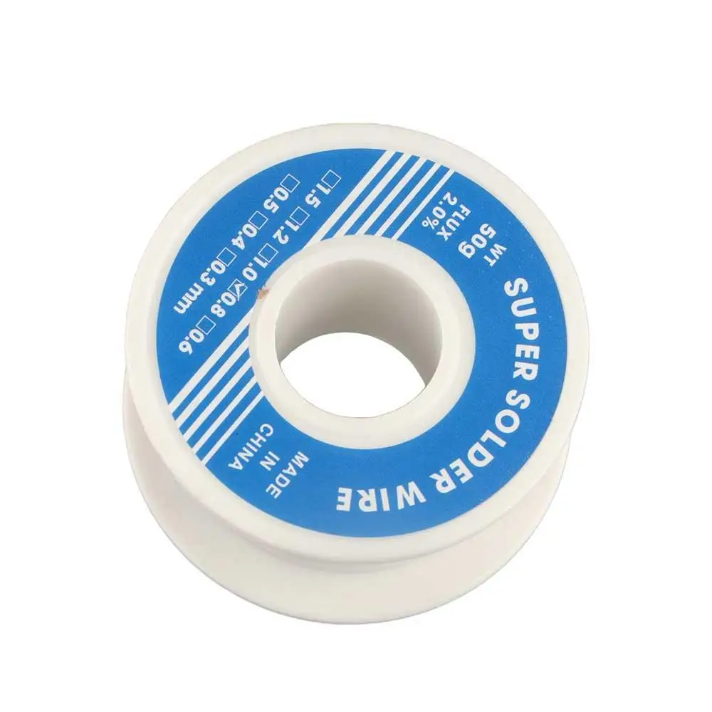 0.8mm Copper Iron Nickel Welding Wire Pole Piece Low Melt Solder Wire Stainless Steel Flux-cored for Electric Soldering Iron