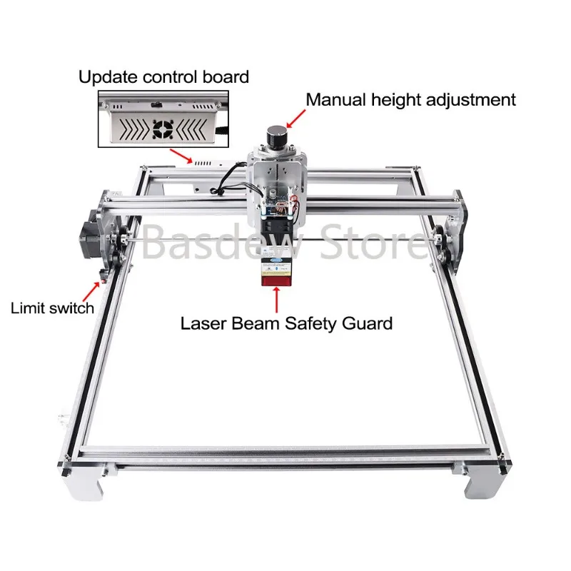 CNC4240 Mini Diode Laser Wood Carving CNC Machine Acrylic DIY 3d Small Laser Engraving Machines