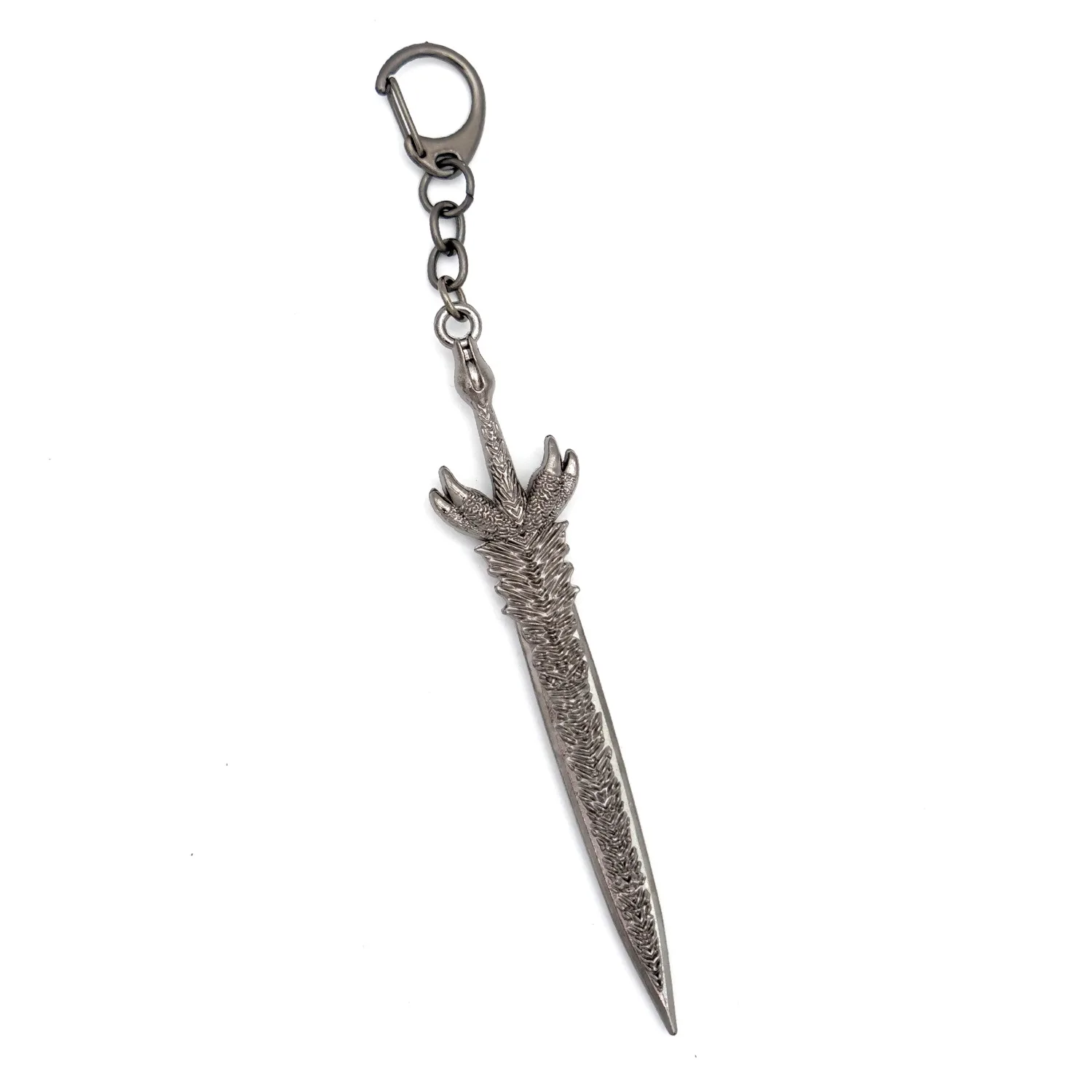 Devil May Cry 5 Game Peripherals Red Queen Devil Sword Dante Rebellion Weapon Key Chain Metal Keyring Toy Decoration