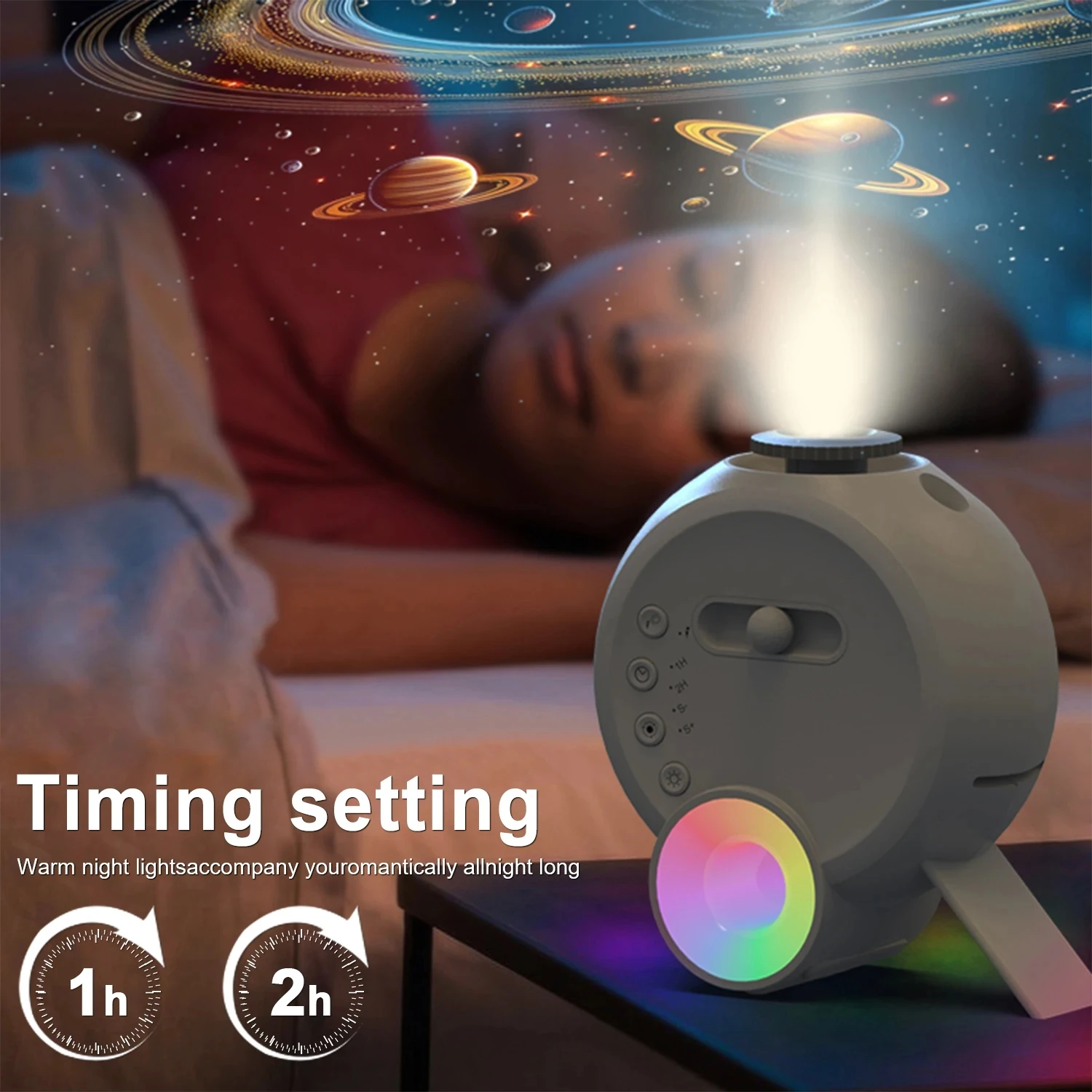 Meteor Star light Projector Night Light with Remote Bluetooth Galaxy Ambient Light for Bedroom Living Room Decor LED Moon Lamp