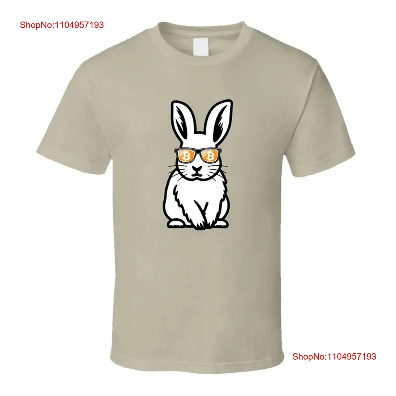 Bitcoin Rabbit T Shirt vintage Washed Unisex Soft Stylish Versatile Stretched Breathable designer clothes homme Slightly