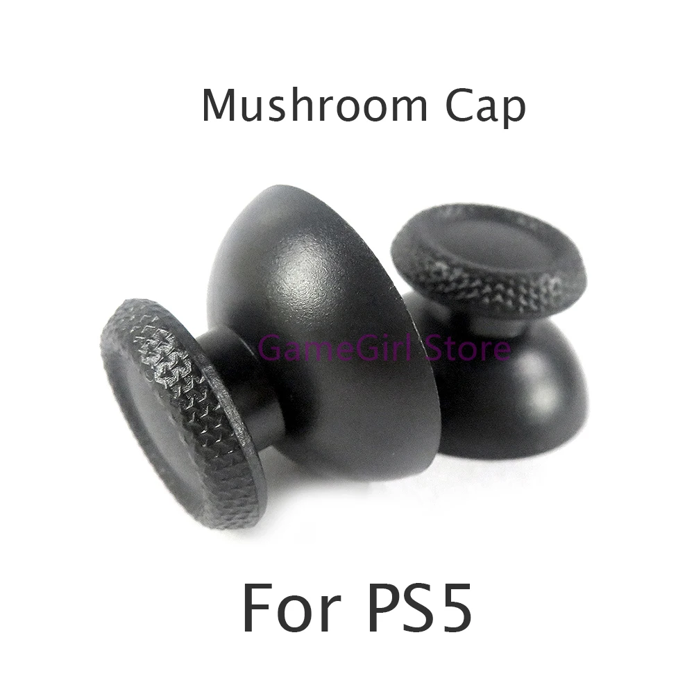 

100pcs Black 3D Analog Joystick Thumb Sticks Mushroom Cap for PlayStation 5 PS5 Gamepad Controller Replacement