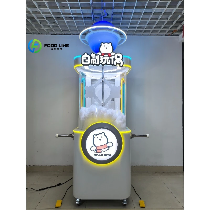 

Машина для набивки плюшевых игрушек (DIY), металлическая, пластиковая, с монетоприемником, для игровых центров, для изготовления кукол на заказ