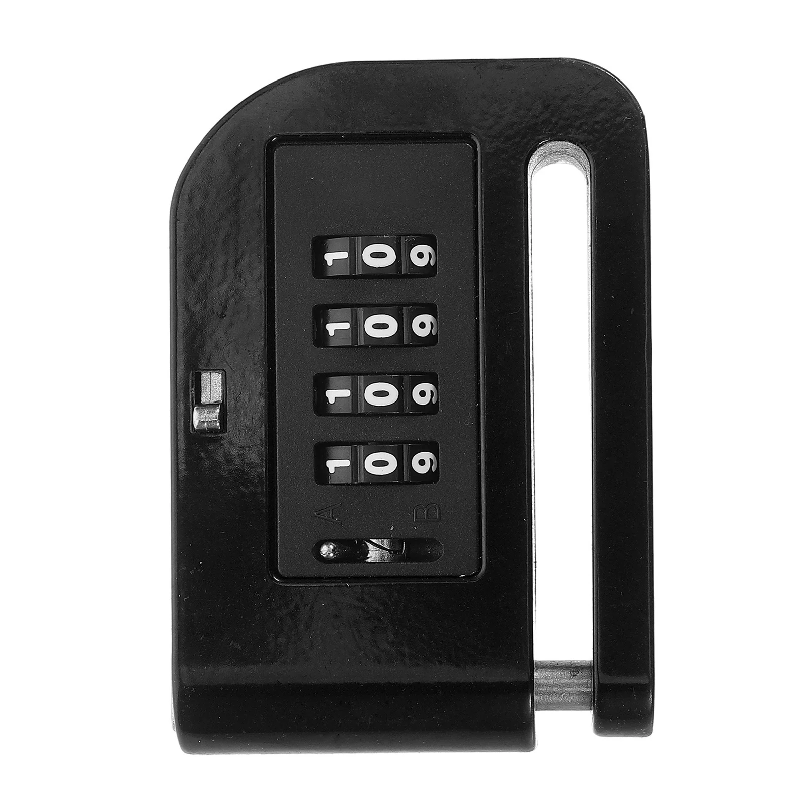 

High Security 4-Digit Password Disc Brake Lock for Bicycles Motorcycles Electric Bikes Aluminum Alloy Anti-Theft Cycle Lock