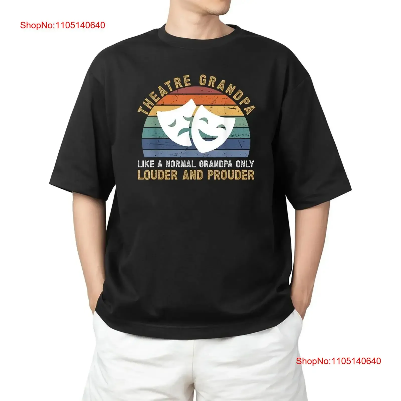 

Театр Дедушка Гучная Актриса Театр для взрослых S 4XL Футболка винтажная стираная эластичная мягкая дизайнерская одежда уличная стильная одежда