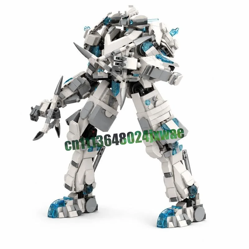 NEW 1271 PCS Ice Titan Mech Robot MOC Building Blocks Custom Assembly DIY Creative Model Puzzle Educational Toy Collection Gift