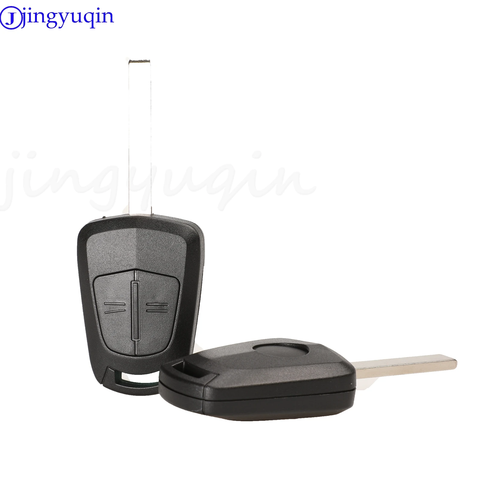 jingyuqin 10pcs For Opel Vauxhall Corsa D 2007-2012 Astra H 2004-2009 Remote Car Key Fob 434Mhz ID46 PCF7941Chip 2 Buttons