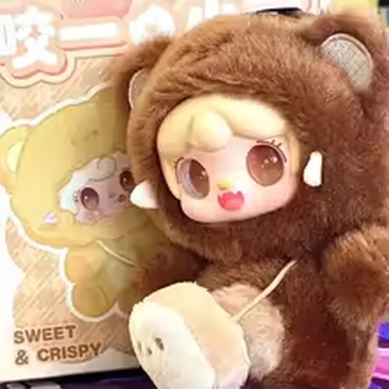 

Аутентичный кислород четвертого поколения, серия «Укус маленького медвежонка», глухая коробка, периферийная кукла, коробка ручной работы, кулон, подарок