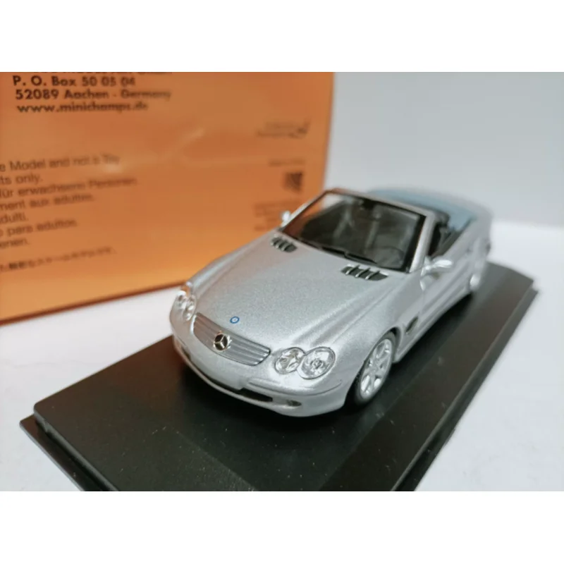 

Minichamps 1/43 SL-Class R230 2001, двухдверный трансформируемый спортивный автомобиль из сплава, коллекция моделей, украшение для дисплея, игрушка в подарок