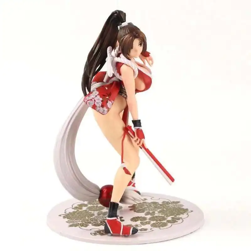 26cm anime o rei dos lutadores mai shiranui figura de ação fatal furia jogo personagem beleza modelo brinquedos dos desenhos animados ornamentos do quarto