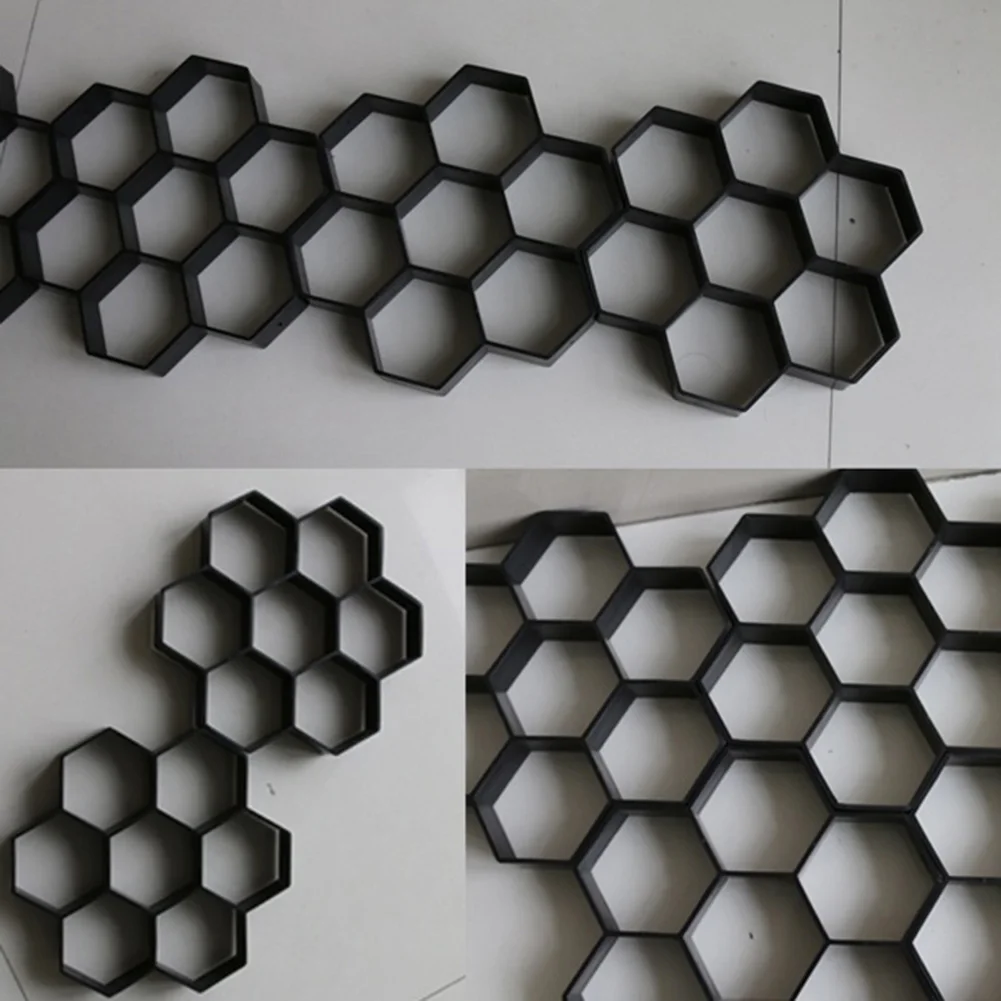 Reusable Garden Pavement Mold Garden Walk Pavement Concrete Mould DIY Manually Paving Cement Brick Path Maker Road Concrete Mold view 3
