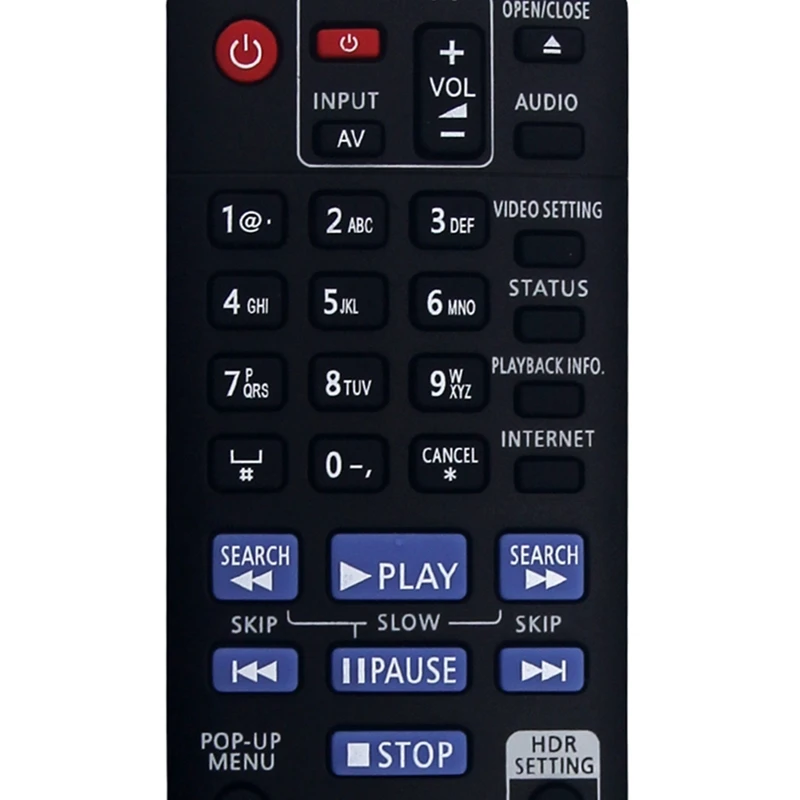 N2QAYB001157 Remote Control Replace For Panasonic HD Blu-Ray Disc Player DMP-UB300 DMP-UB400 DP-UB820K