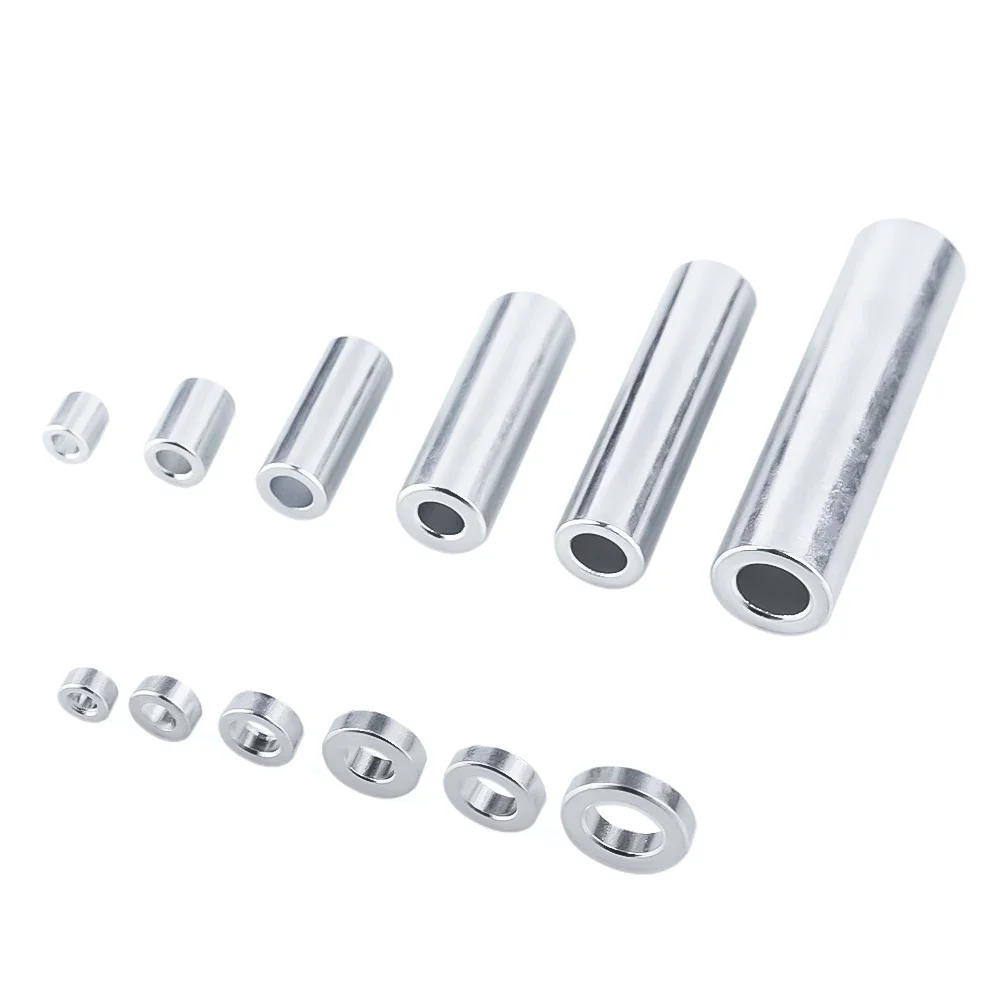 

10Pcs Aluminum Round Non-threaded Standoff Spacer Sleeves M3-M8
