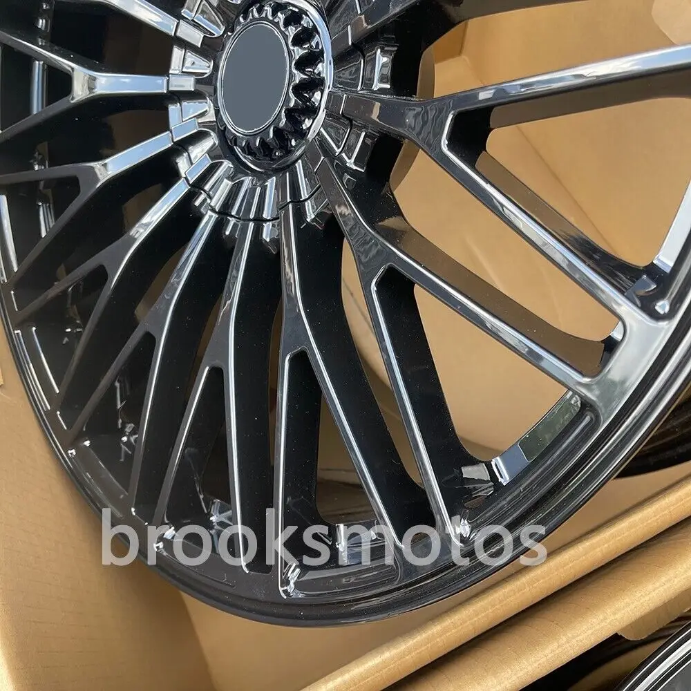 FITS LAMBORGHINI 2011-2017 AVENTADOR LP700 FORGED 20" 21X13 WHEELS RIMS BLACK