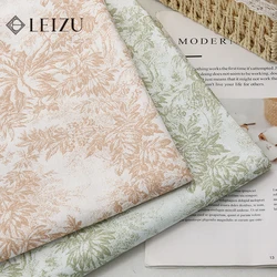 135x45cm Linen Fabric Viscose Hawaiian Printed Fashion Retro Style DIY Women's Dress Clothing Curtain Home Textile Sewing Fabric