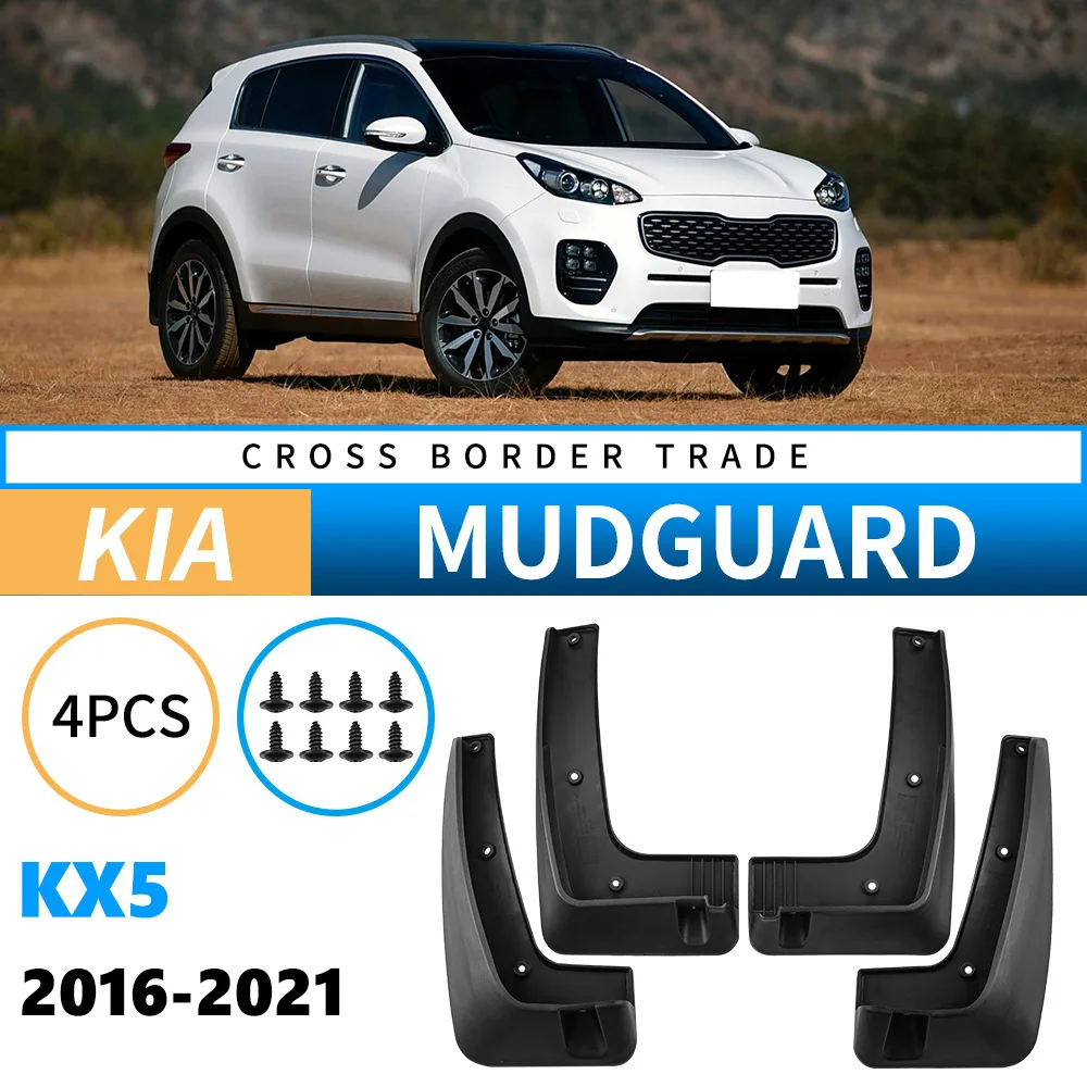 

Car Auto Mud Flaps Splash Guards Fender Mudguard for Kia KX5 Sportage 2016-2021 Wide Extended Coverage Mud Shield