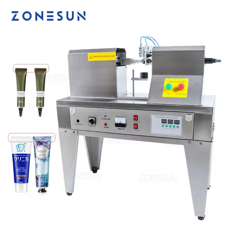 

Plastic Tube Sealing Machiner Ultrasonic Soft Hose Sealer Equipment Tools Composite Hose/pipe Welding Cosmetic Cream Container