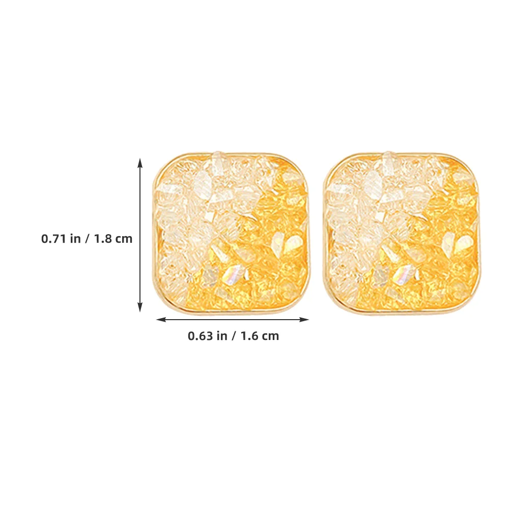 

1Pair Geometric Earrings Simple Lightweight Studs for Women Durable Stylish Fashion Jewelry Party Wear Earrings