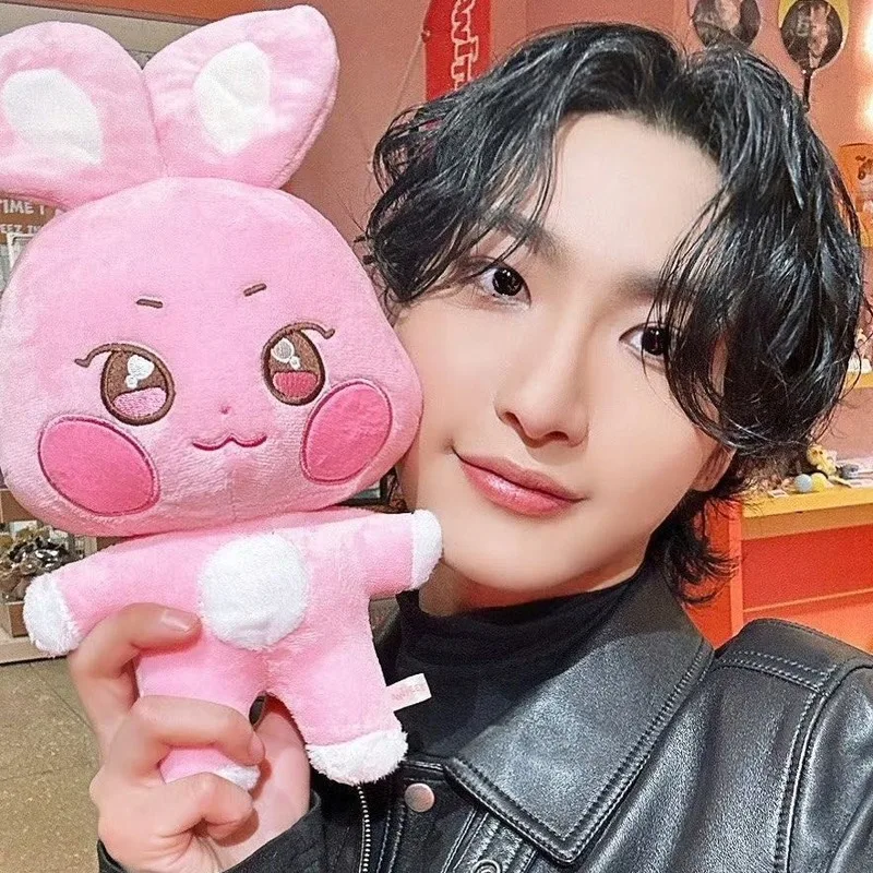 

25cm In StockPop-up Store Doll Keychain ANITEEZ Cartoon Cute Plush Pendant Keyring Bag Accessories Kpop Yunho Yeosang Fans Gifts