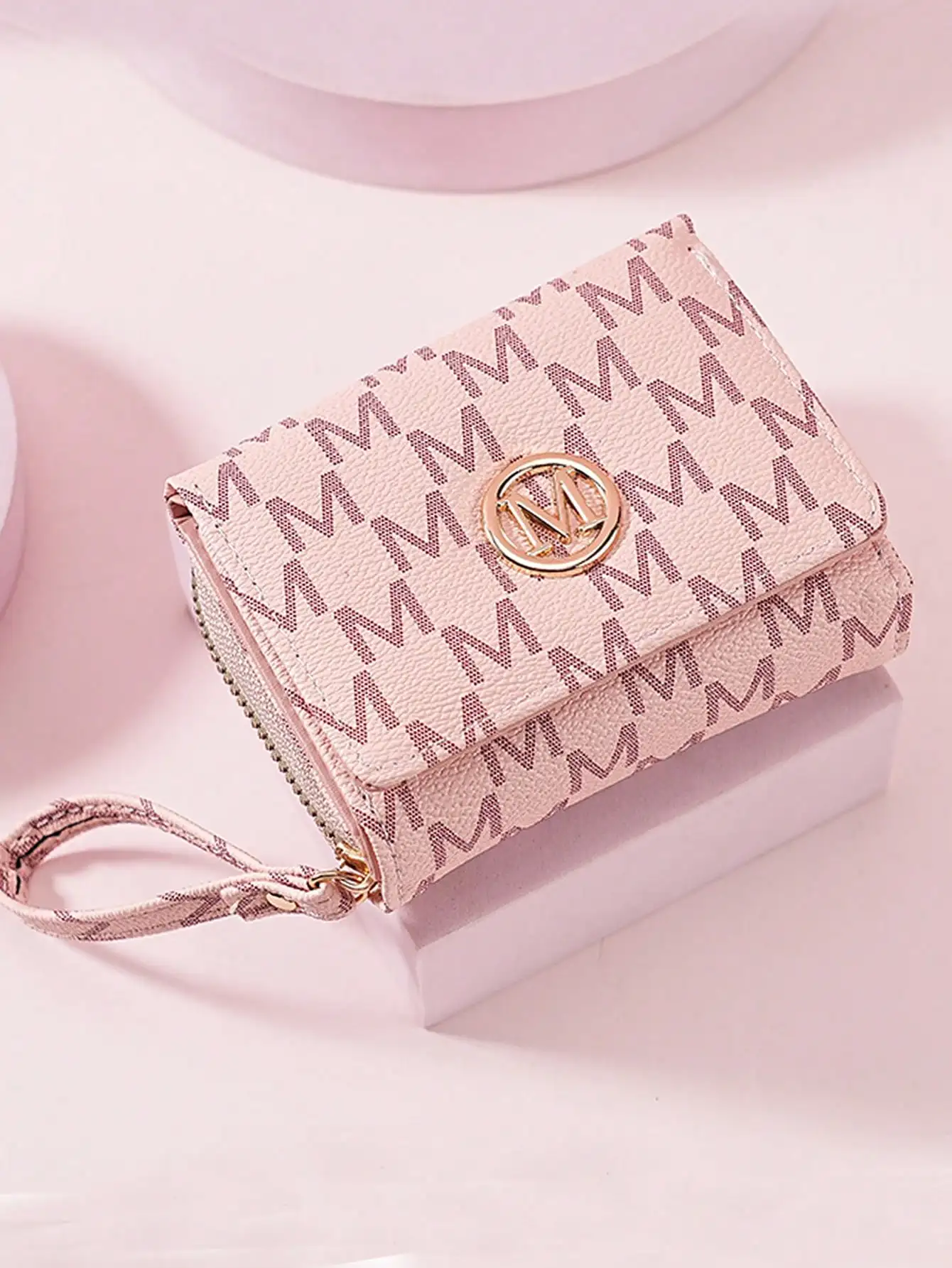 

Women Short Zipper Wallet Embroidered Stylish New Tri-Fold Clutch Multiple Card Slots For Women Wallet Mini Wallet Purse Wallet Small Wallet Wallet Wallet