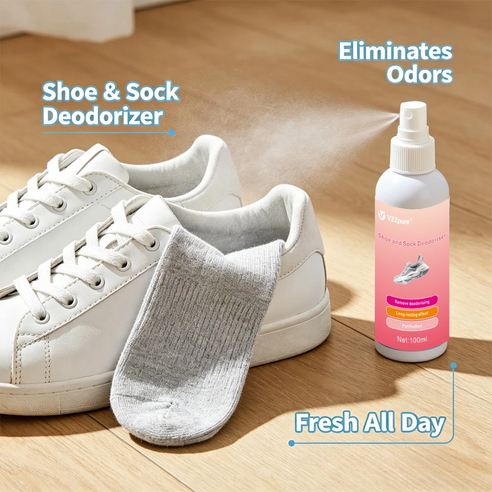 Shoes & Socks Deodorizer Spray Perfume Feet Shoes Socks Odor Eliminator Removal Stink Refresh Cabinet Deodorant Shoe Fresheners