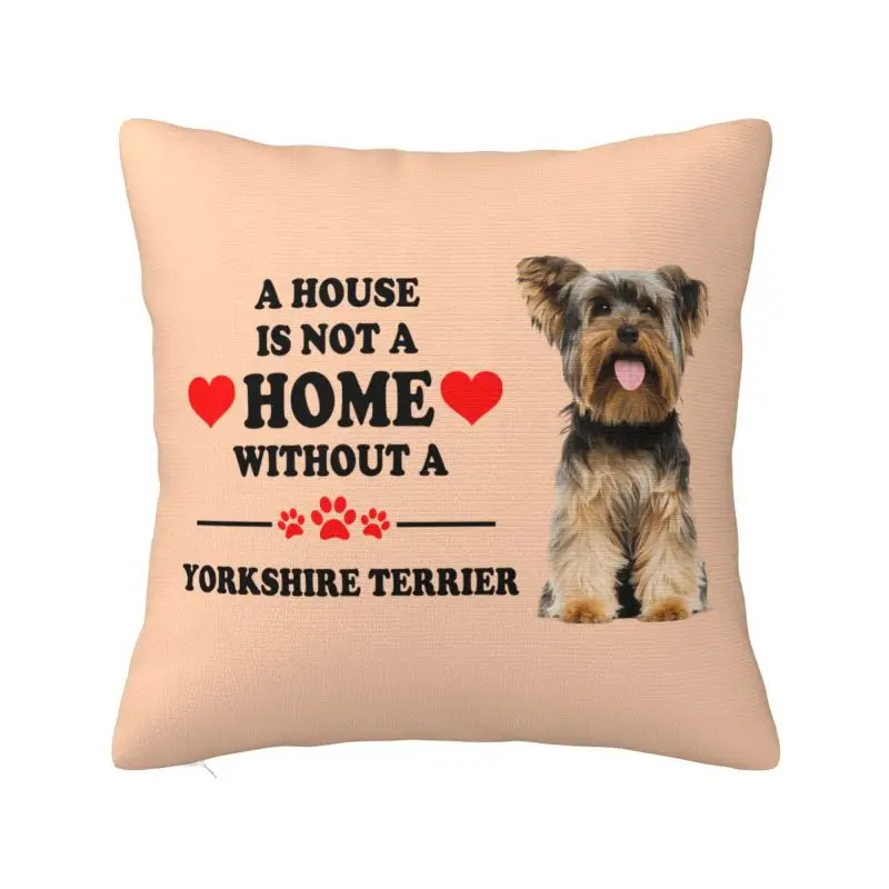 Yorkshire Terrier Throw Pillow Covers Decoracion 3D Print Sofa Chair Pet Dog Cushion Cover Polyester Cozy Pillowslip Dakimakura