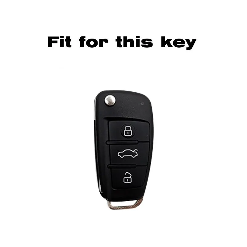TPU Car Key Case for Audi A1 A3 A4 A5 Q7 A6 C5 C6 Car Holder Car Smart Remote Car Styling Interior Accessories
