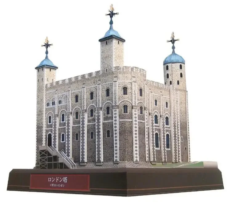 

Башня Лондон Великобритания Мир Классическая архитектура 3D бумажная модель DIY Papercraft