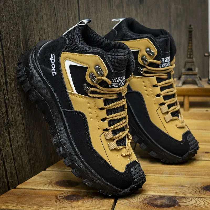 

High Quality Sneakers for Men Fashion Outdoor Casual Shoes Non Slip Climbing Hiking Shoe Luxury Training Shoes Zapatillas Hombre