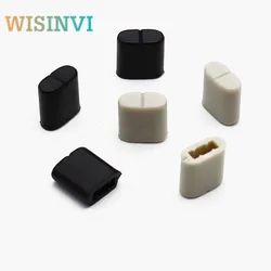 20pcs Grey plastic knob cap 8*4*8mm Equalizer push key cap linear sliding potentiometer push key cap aperture 4MM