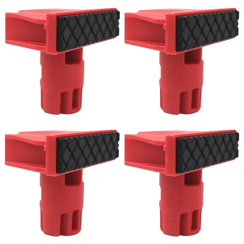 

AB46-Plastics Bench Dogs- Woodworking Bench Stops(20Mm), Silicone Gasket Design For Clamp Workbench- Workshop Tools 4 Pieces