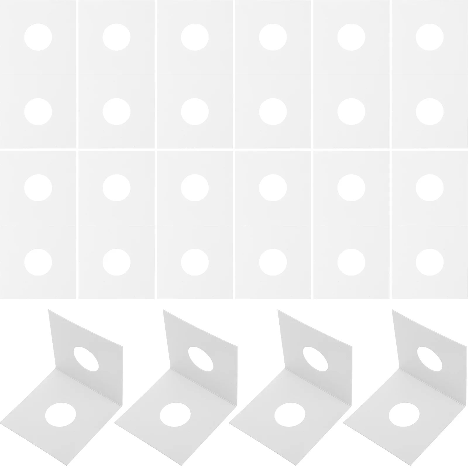 

400pcs Clear Coin Holder Thickening Paper Material Scratch-Resistant Transparent Protector For Coin Collections Organizer Clip